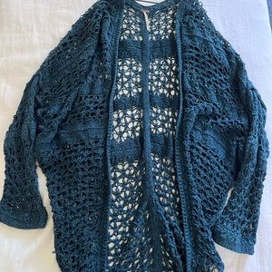 Free People Crochet Cardigan